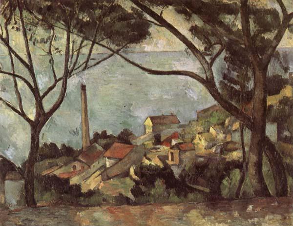 Paul Cezanne The Sea at L Estaque Sweden oil painting art